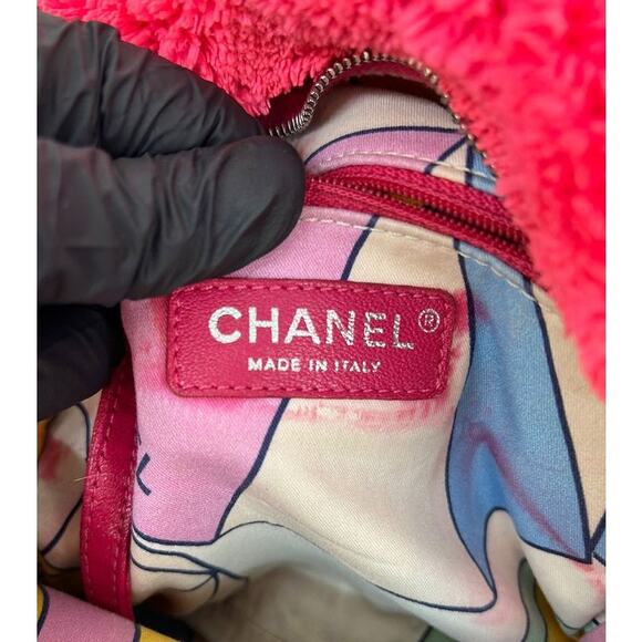 CHANEL Pink Fur Backpack A-A12622 - Picture 8 of 13